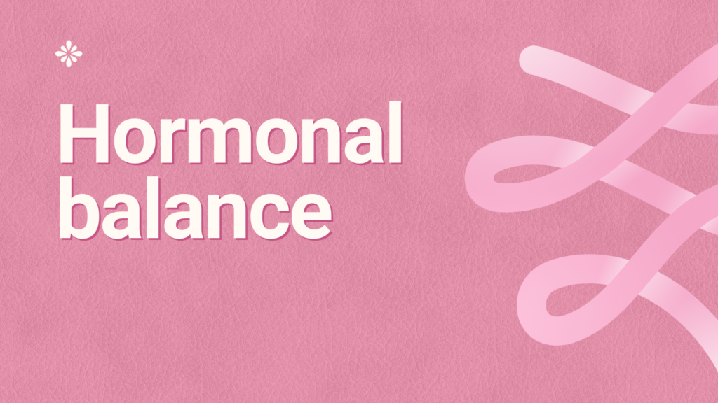 Hormonelle Balance pink and white simple hormonal balance presentation