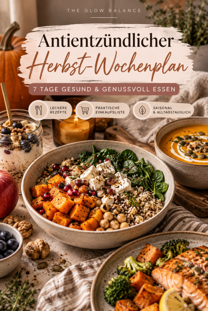 Antientzündlicher Herbst-Wochenplan: 7 Tage gesund & genussvoll essen🍂🤎 d8ccf805 3d59 4aa0 8529 2787f1cb0716